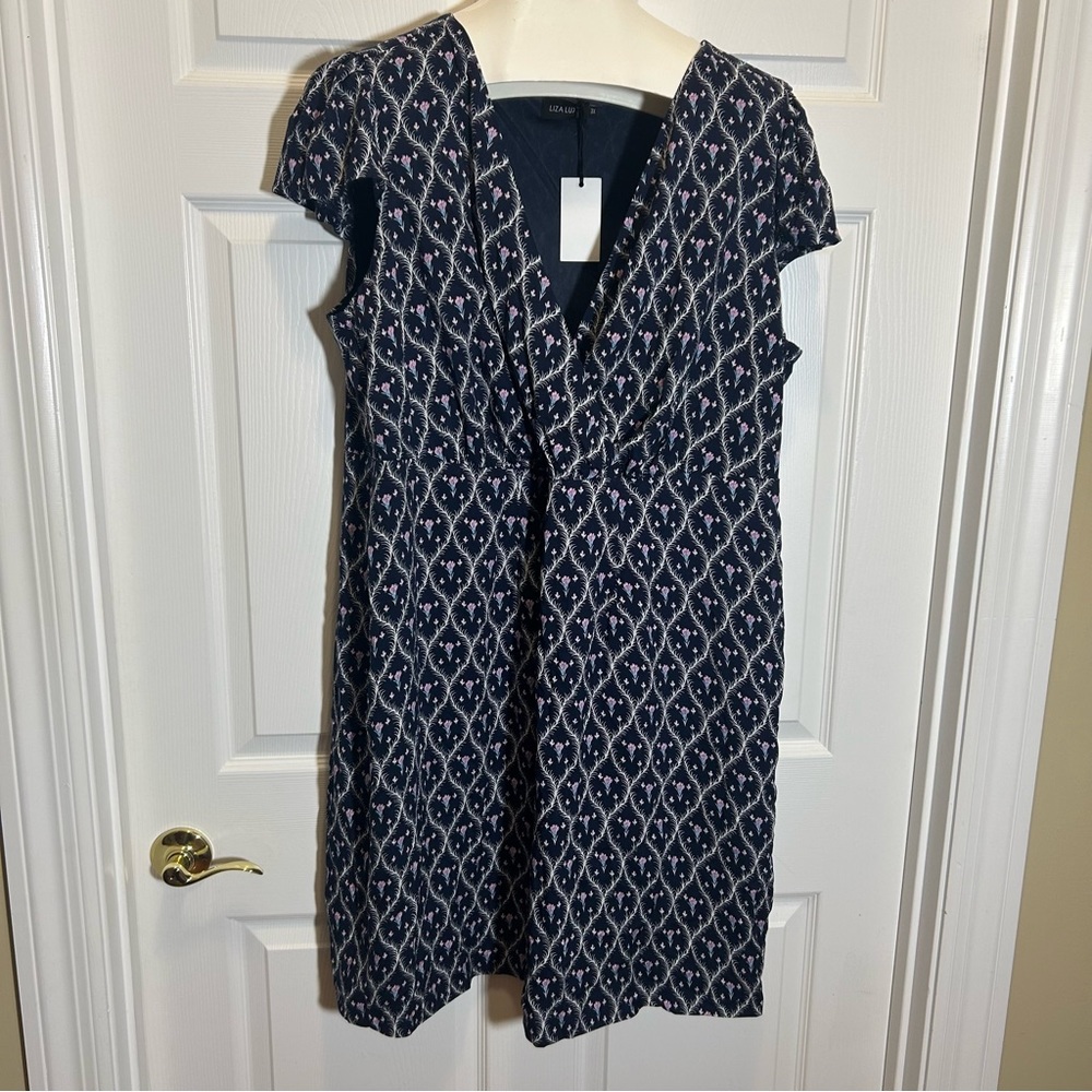 Liza Luxe Cap Sleeve Dress